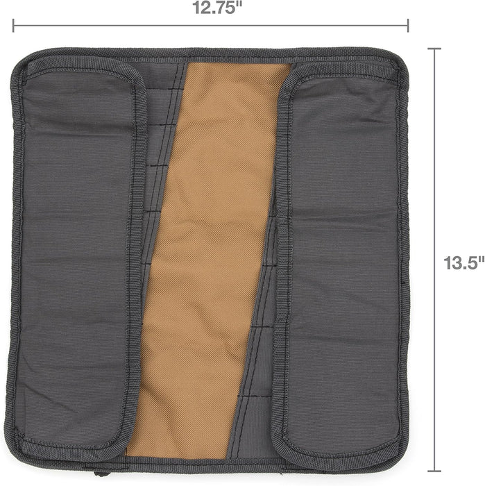 Dickies 57007 Small Wrench/Screwdriver Organizer Roll for Mechanics, 16 Tool Pockets, Durable Canvas Construction, 13.5 in. x 12.75 in. Unrolled