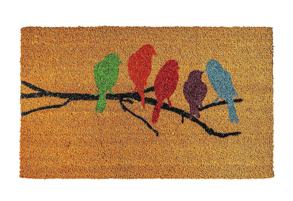 Notrax C12S1830BB Front Door Mat Bird Branch Coir Vinyl-Backed