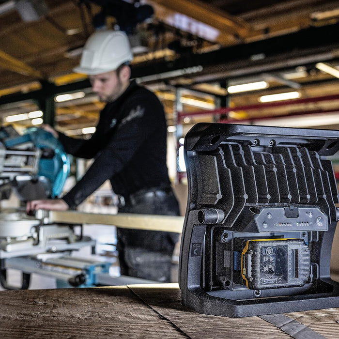 Scangrip NOVA 4 Connect 4000 Lumen LED Portable Work Light, Power Tool Battery Operated, Light Dimmer Function, Built-in Power Bank, Cordless, Outdoor Work