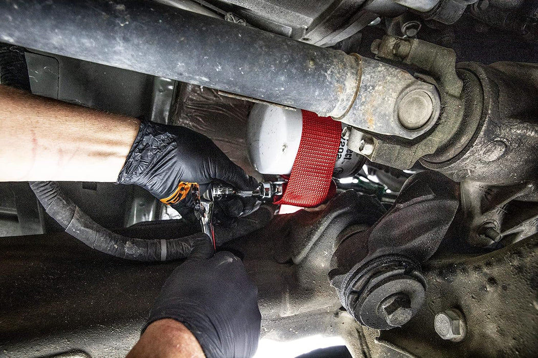 GEARWRENCH 3529D Heavy-Duty Oil Filter Strap Wrench, 3/8" & 1/2" Drive