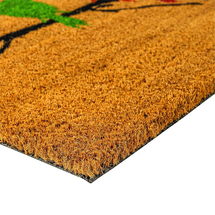 Notrax C12S1830BB Front Door Mat Bird Branch Coir Vinyl-Backed