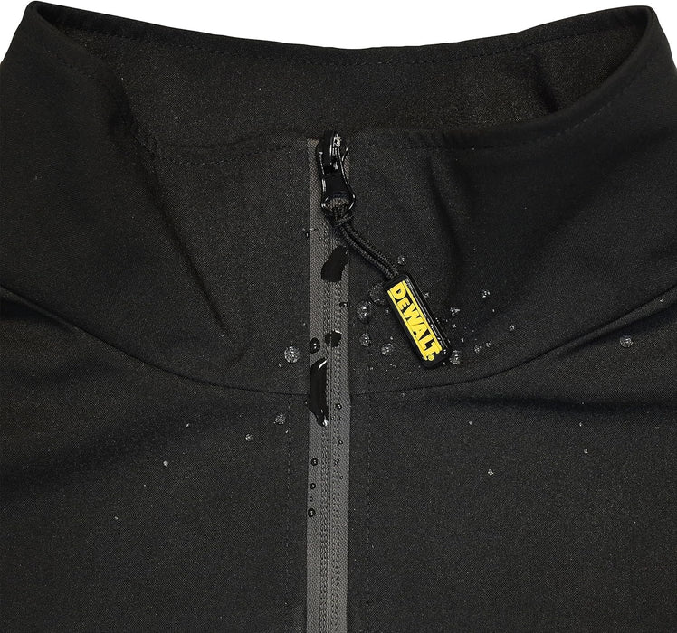 DEWALT Men's Structured Soft-Shell Heated Jacket, Large, Black - DCHJ090BD1