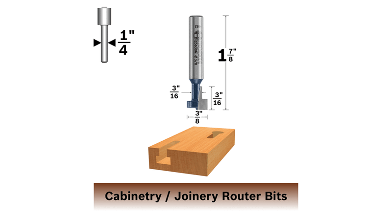 Bosch 3/8in High Speed Steel Keyhole Bit