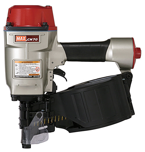 MAX USA (CN70) 1-3/4 In. to 2-3/4 In. Heavy Duty Coil Nailer