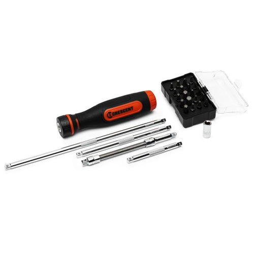 Crescent CRBSDS26PC 26 Piece Ratcheting Bit Driver Set
