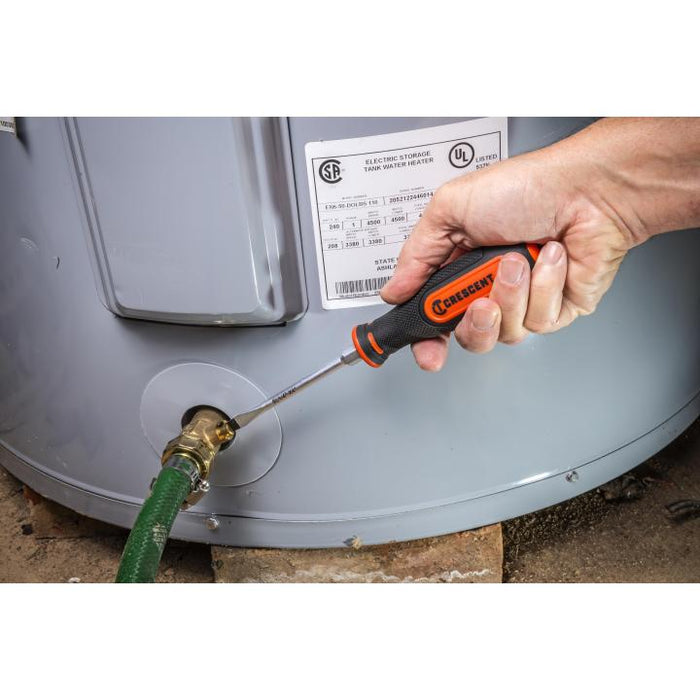 Crescent CSSET4PC 4 Piece Slotted Dual Material Screwdriver Set