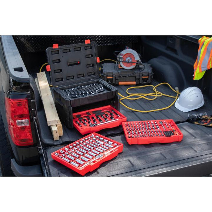 Crescent 229-Piece 1/4", 3/8" & 1/2" Drive Mechanics Hand Tool Set with 3 Drawer Storage Case