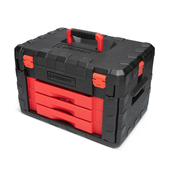 Crescent 229-Piece 1/4", 3/8" & 1/2" Drive Mechanics Hand Tool Set with 3 Drawer Storage Case