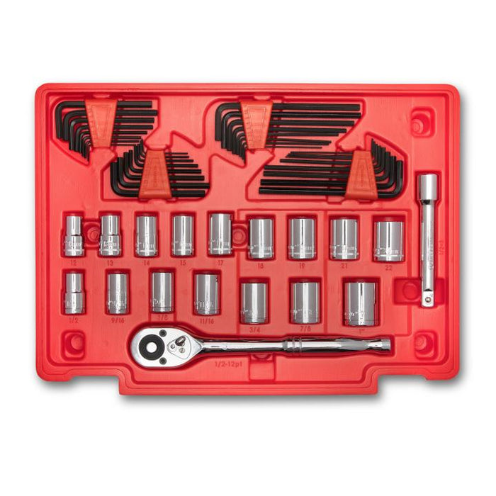 Crescent 229-Piece 1/4", 3/8" & 1/2" Drive Mechanics Hand Tool Set with 3 Drawer Storage Case