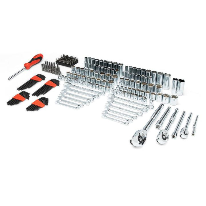 Crescent 229-Piece 1/4", 3/8" & 1/2" Drive Mechanics Hand Tool Set with 3 Drawer Storage Case