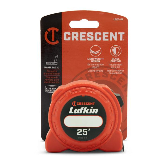 Crescent Lufkin L625N 1" x 25' L600 Series Power Tape Measure