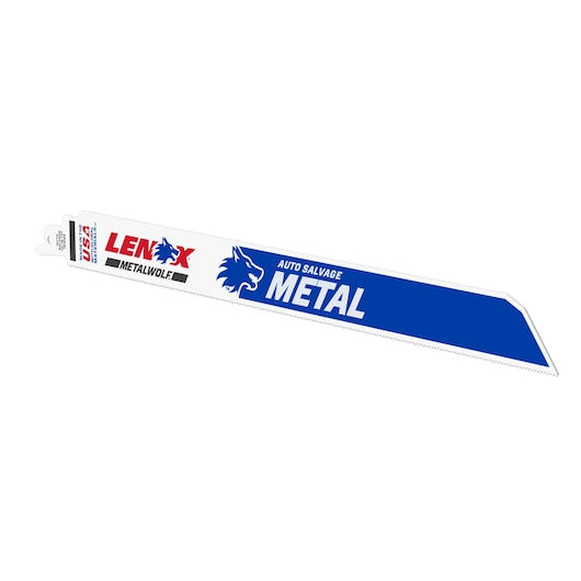 Lenox 20176-9110R LAZER Heavy Duty Metal Cutting Bi-Metal Reciprocating Saw Blade, 10TPI, 9"