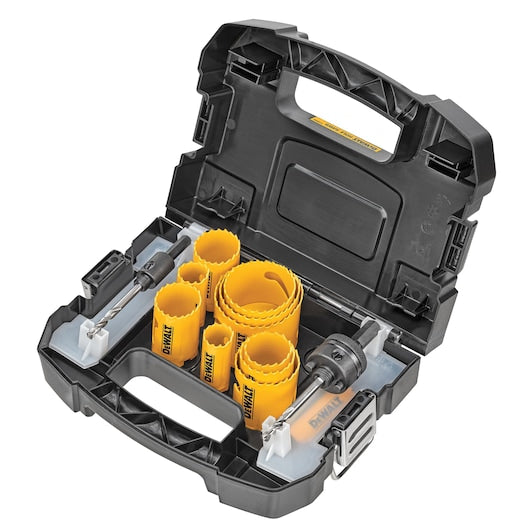 DEWALT D180001 Standard Plumbers Bi-Metal Hole Saw Kit