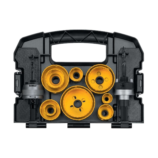 DEWALT D180001 Standard Plumbers Bi-Metal Hole Saw Kit