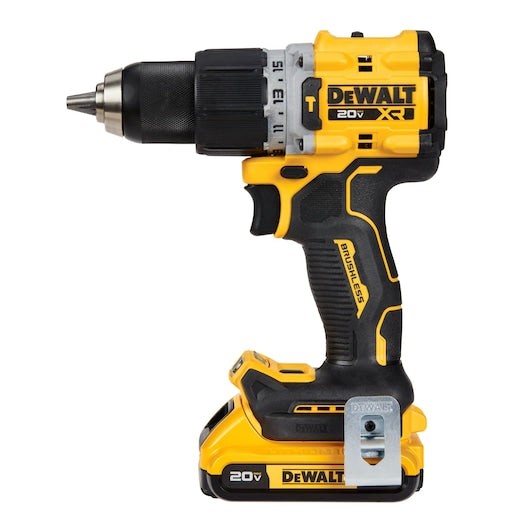 DEWALT DCB805D2 20V MAX XR Brushless Cordless 1/2 in. Hammer Drill/Driver Kit