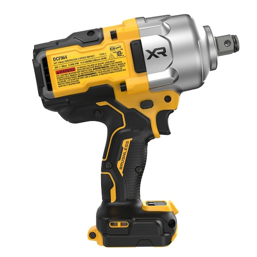 DEWALT DCF964B 20V MAX XR Brushless Cordless 3/4 in. High Torque Impact Wrench With Hog Ring Anvil (Tool Only)