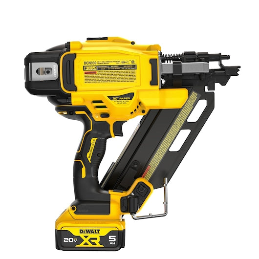 DEWALT DCN930P1 DEWALT 20V MAX Brushless Cordless 30° Paper Tape Framing Nailer Kit