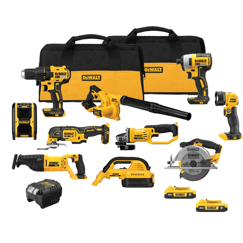 DeWALT (DCK1021D2) 20V MAX 10-Tool Combo Kit