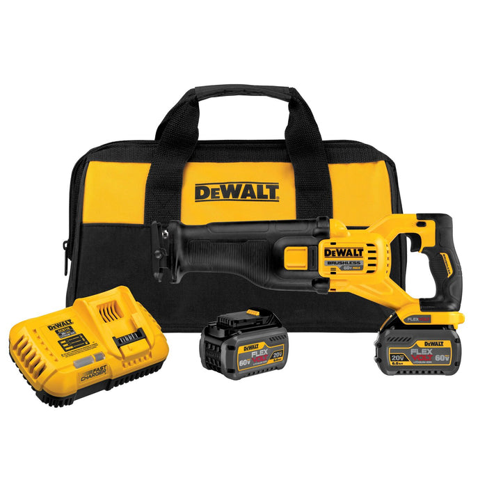 DeWALT 60V MAX FlexVolt Brushless Reciprocating Saw 2-Battery Kit
