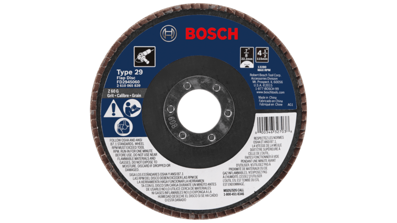 Bosch (FD2945060) 4-1/2 In. 7/8 In. Arbor Type 29 60 Grit Blending/Grinding Abrasive Wheel