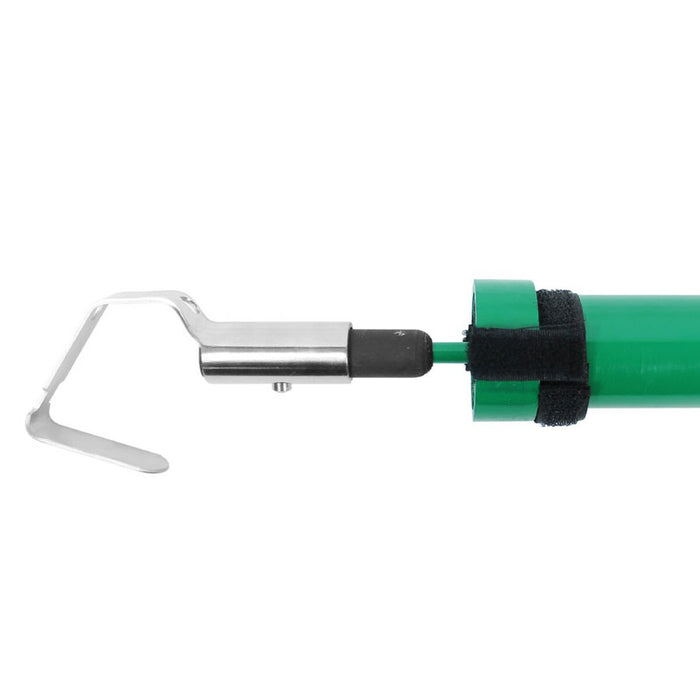 18 foot fish pole Greenlee FP18 Collapsible 18' Cable Pulling and Reaching Pole, Far-Reaching Wire Pulling Tool for Pushing/Pulling Cables Uses friction 18 ft Item Fishing Rods