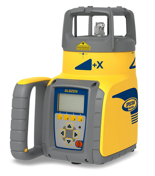 Spectra Precision Dual-Slope Grade Laser Level Kit with Laser Meter, C70 Rod Clamp, Remote Control, 10 Ah NiMH Batteries, Charger