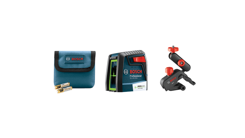 Bosch Green-Beam Self-Leveling Cross-Line Laser