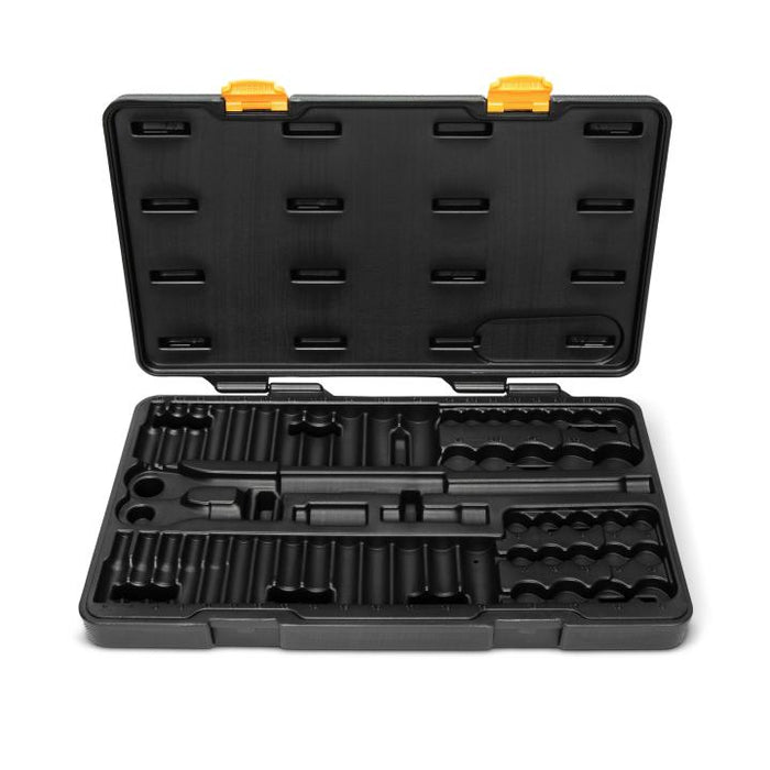 GEARWRENCH 57 Piece 3/8" Drive 6 Point Standard & Deep SAE/Metric Mechanics Tool Set - 80550