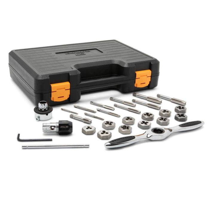 GEARWRENCH 82814 27 Piece Metric Ratcheting Tap & Die Set