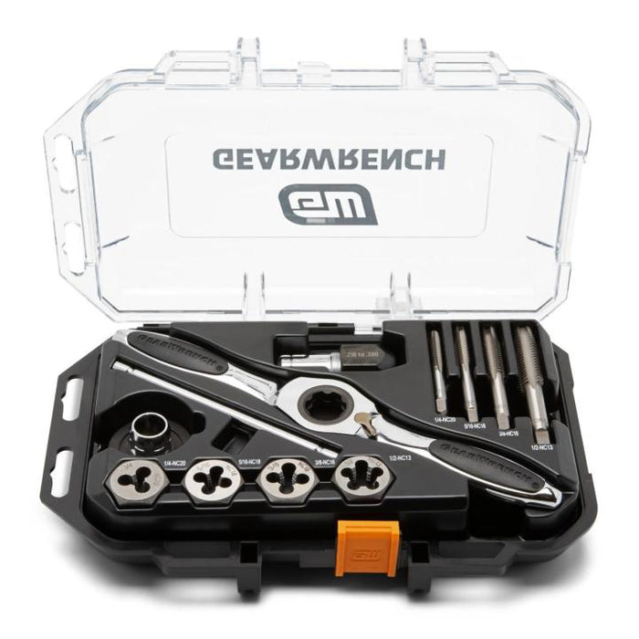 GEARWRENCH 82817 13 Piece SAE Ratcheting Tap & Die Set