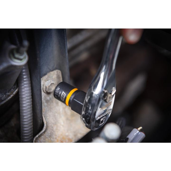 GEARWRENCH 84784 28 Pc. 1/4" & 3/8" Drive Bolt Biter Impact Extraction Socket Set