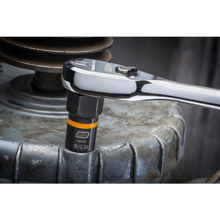 GEARWRENCH 84784 28 Pc. 1/4" & 3/8" Drive Bolt Biter Impact Extraction Socket Set