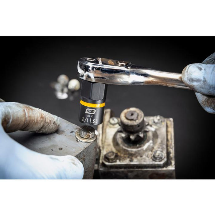 GEARWRENCH 84784 28 Pc. 1/4" & 3/8" Drive Bolt Biter Impact Extraction Socket Set