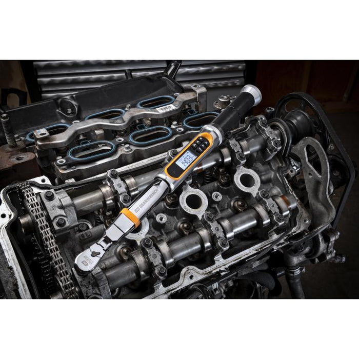 GEARWRENCH 85194 1/4" Drive 120XP Flex Head Electronic Torque Wrench with Angle