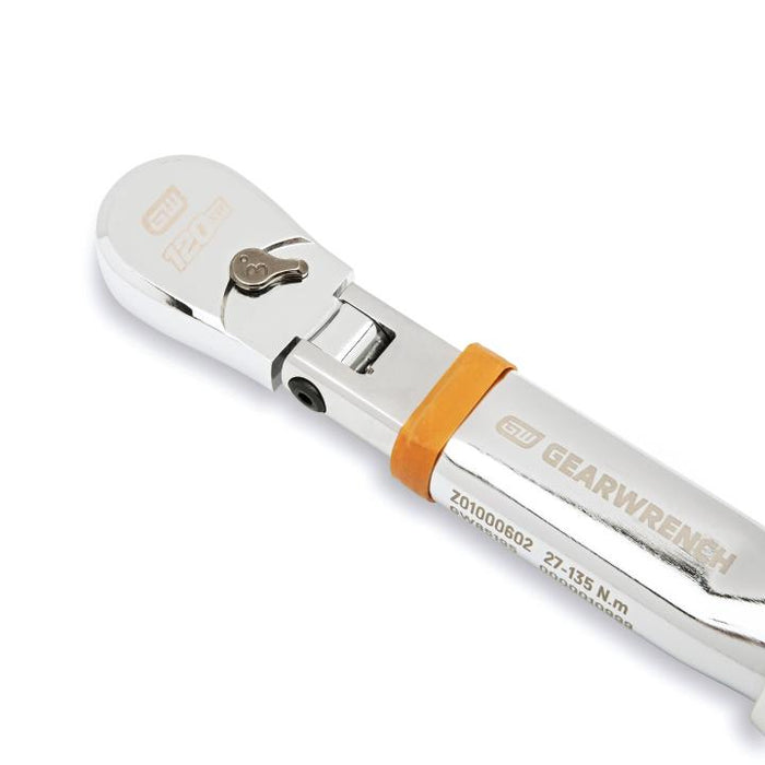 GEARWRENCH 3/8in Drive 120XP Flex Head Electronic Torque Wrench with Angle - 85195