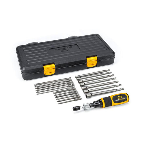 GEARWRENCH 20 Pc. 1/4" Drive Torque Screwdriver Set 10-50 In/lbs -89620