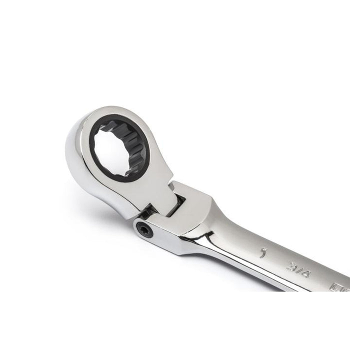 GEARWRENCH 9700 7 Piece 72-Tooth 12 Point Flex Head Ratcheting Combination SAE Wrench Set