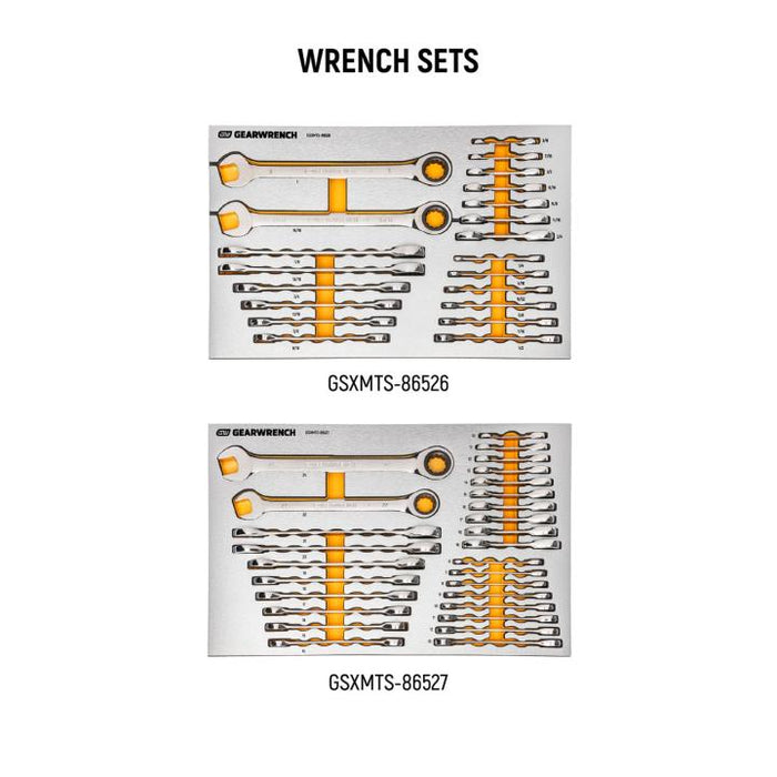 GEARWRENCH MEGAMOD 873 Piece Mechanics Tool Set in Premium Modular Foam Trays with Tool Storage