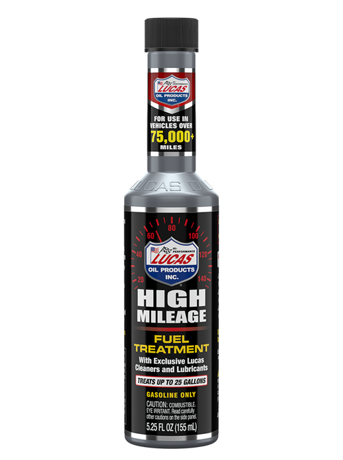 Lucas Oil 10977 High Mileage Fuel Treatment, 5.25 Ounces (Pack of 6)
