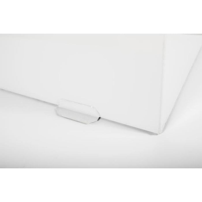 Crescent Jobox 100 Gallon White Rectangular Steel Liquid Transfer Tank for Trucks