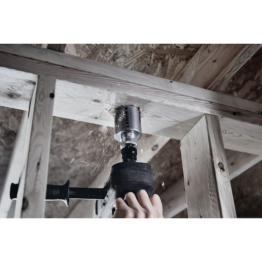 Lenox LXAH42342 Hole Saw: 2 3/4 in Saw Dia., 2 7/16 in Max. Cutting Dp, 5/8"-18 Thread Size, Carbide Tipped