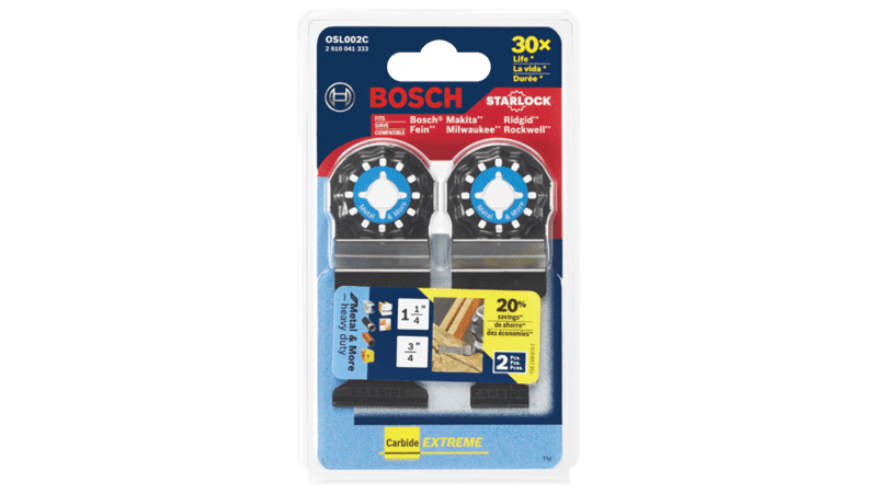 Bosch Starlock Oscillating Multi-Tool Accessory Blade Set (2 Piece)