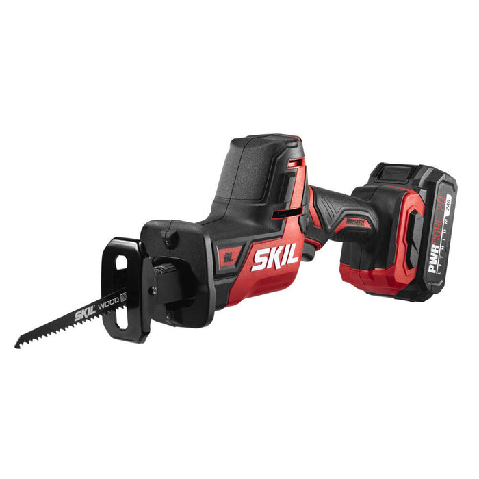 SKIL PWR CORE 20 Brushless 20V Compact Reciprocating Saw Kit