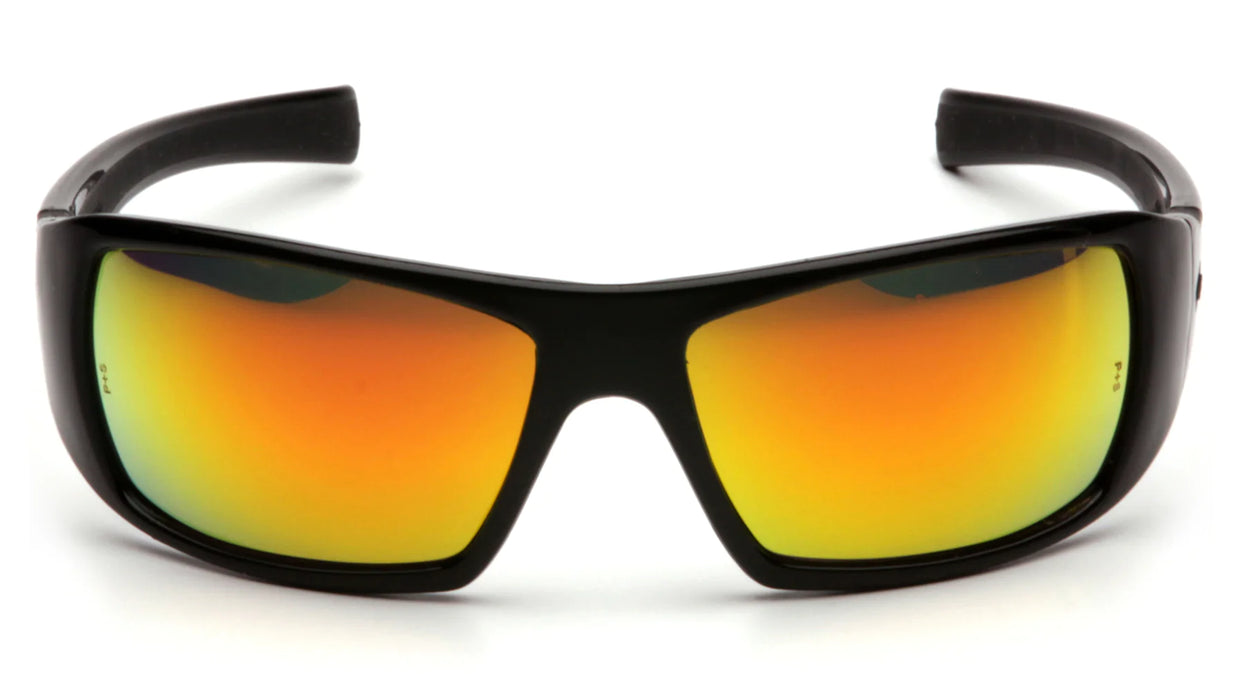Pyramex Goliath Safety Eyewear (Black Frame | Ice Orange Lens)
