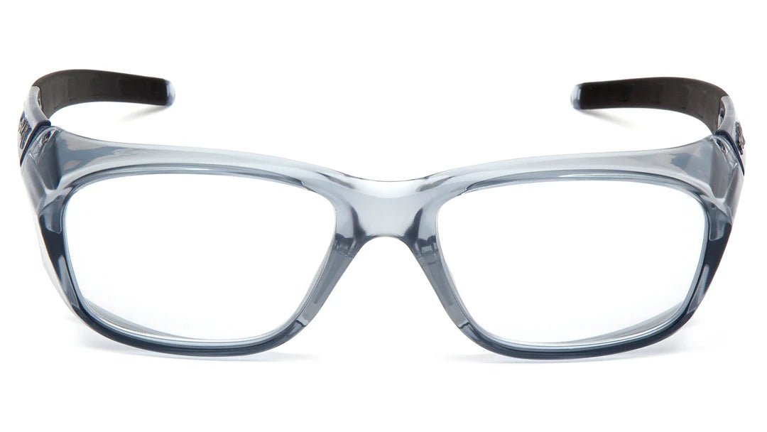 Pyramex Safety Emerge Plus Full Readers - Clear Lens 1.5 |Translucent Gray Frame