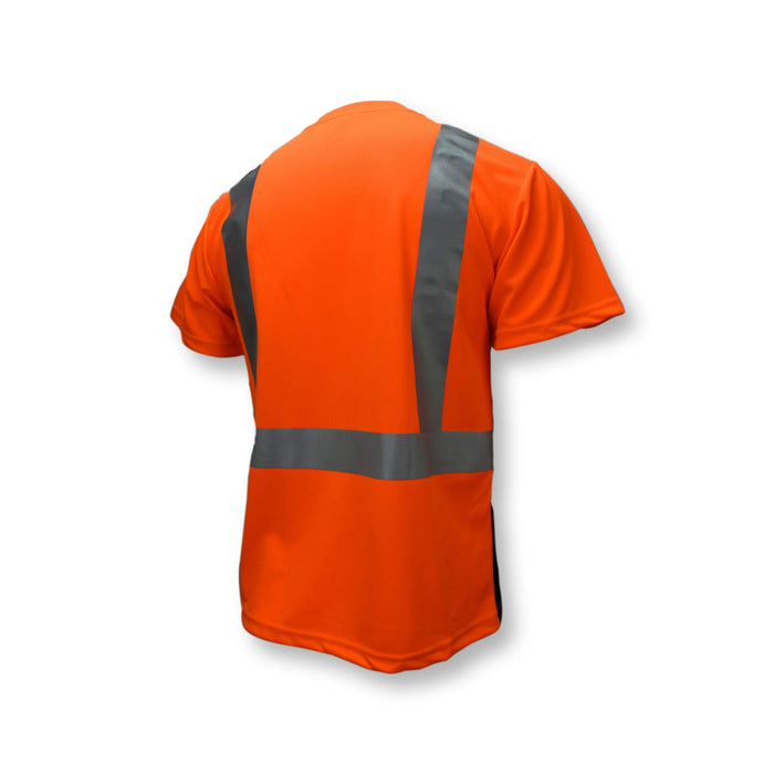 Radians Type R Class 2 Short Sleeve Black Bottom T-Shirt (Hi-Vis Orange)