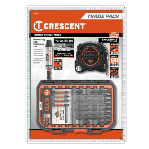 Crescent CTTBHAP 41-Piece Vortex BH Drill Bit and Shockforce Nite Eye ...
