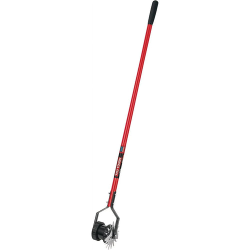 Truper Rotary Lawn 35195 Edger with Dual Wheel - Fiberglass Handle with Non-Slip Grip, 48 Inch