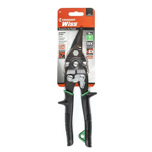 Crescent M2P 9-3/4" Compound Action Straight & Right Cut Snips