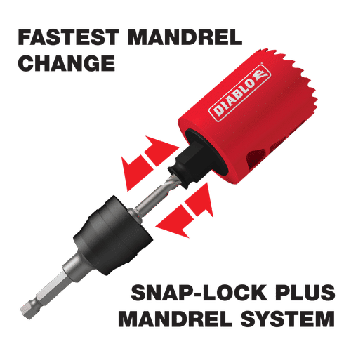 Diablo DHS2687CT 2-11/16 in. Carbide Hole Saw with 2-3/8 in. Cutting Depth